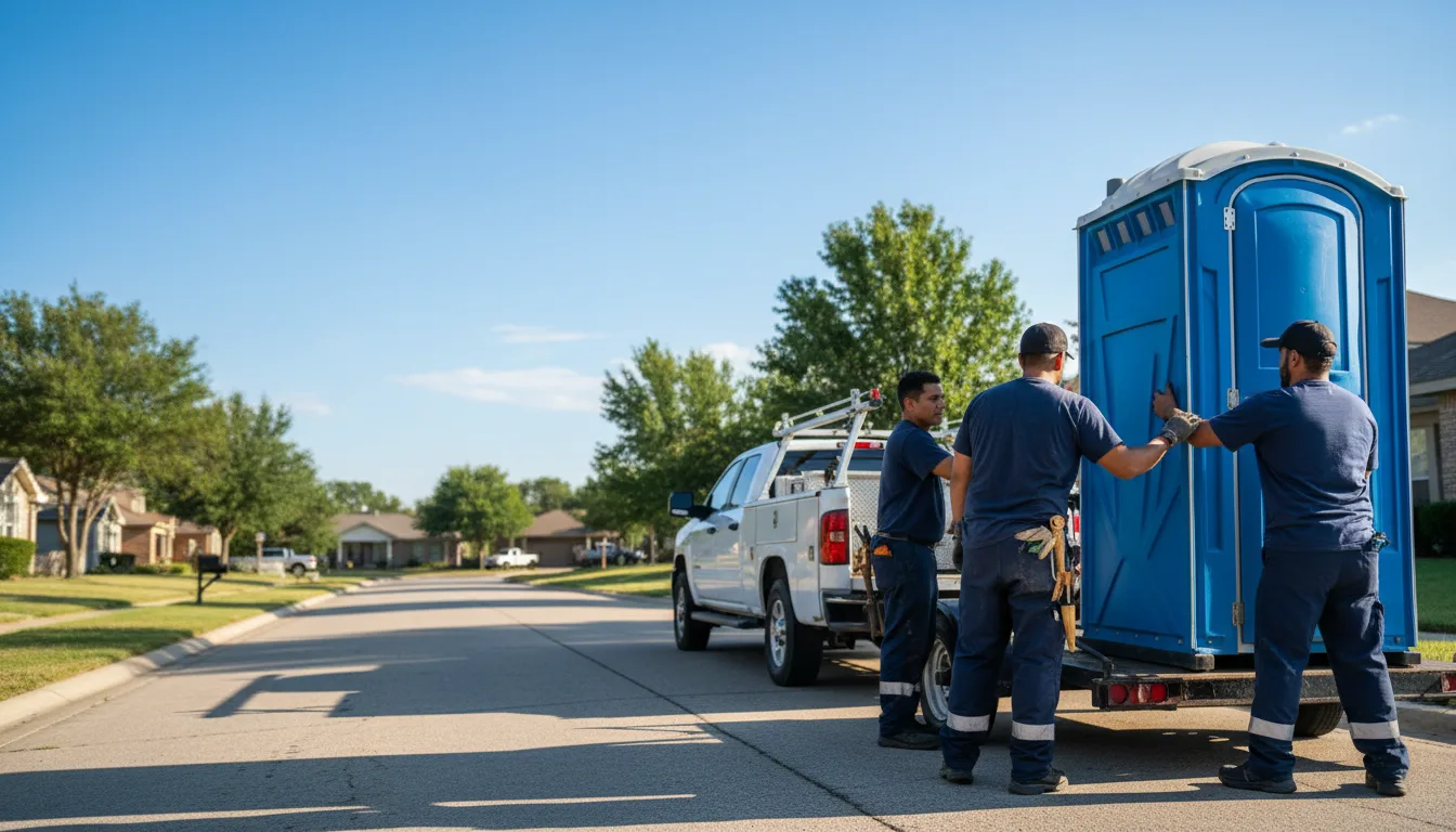 Portable Toilet Rental in Leflore, OK near me